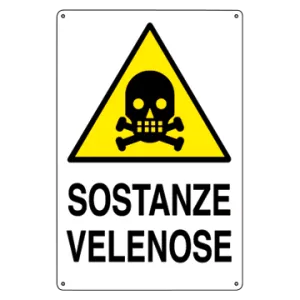 ALUMINIUM SIGN CM 30X20 'LIQUIDI INFIAMMABILI'