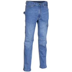 COFRA PARADAS WORK JEANS TROUSERS DARK BLUE COTTON