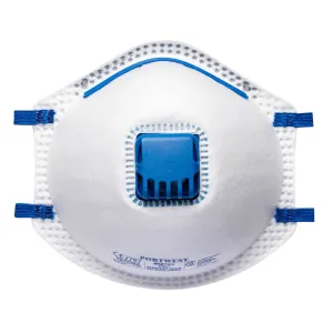 PORTWEST P201WHR CUP-SHAPED FFP2 MASK WITH VALVE