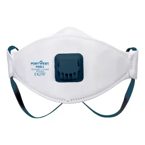 PORTWEST P261WHR FOLDABLE FFP2 MASK WITH VALVE
