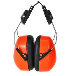 PORTWEST PS47 CLIP-ON EAR DEFENDERS FOR HELMET ORANGE