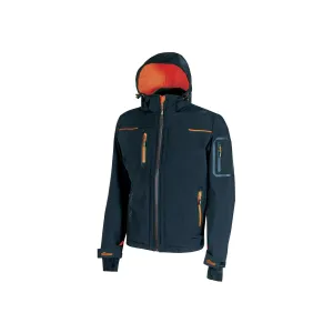 U.POWER WORK SOFTSHELL JACKET SOFTSHELL U-POWER SPACE DEEP BLUE