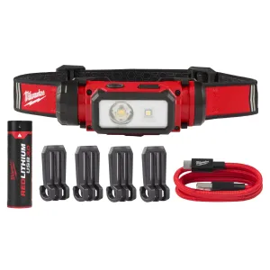 MILWAUKEE L4 HL2-30 RECHARGEABLE HEAD TORCH 600 LUMEN