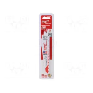 MILWAUKEE SD AX RECIPROCATING SAW BLADE WOOD 150/5 5 PCS
