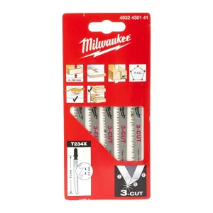 MILWAUKEE T234X JIGSAW BLADE WOOD 5PCS