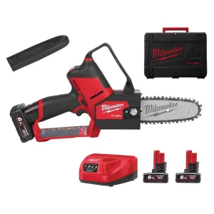 MILWAUKEE FUEL 12V PRUNING CHAINSAW 2 BATTERIES 6AH