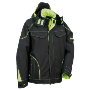 COFRA TECKA SOFTSHELL JACKET 300 G/MQ BLACK/LIME SIZE 58