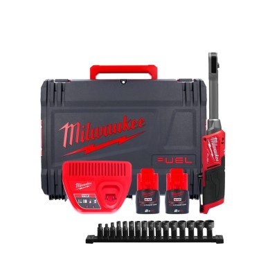 CRICCHETTO FORO PASSANTE MILWAUKEE 12V FPTR FUEL 2 BATT 2 AH