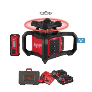 MILWAUKEE RLOH600 SITE LASER LEVEL 600M +BATTERIES+RECEIVER