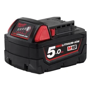 MILWAUKEE M18 5 AH RED LITHIUM BATTERY