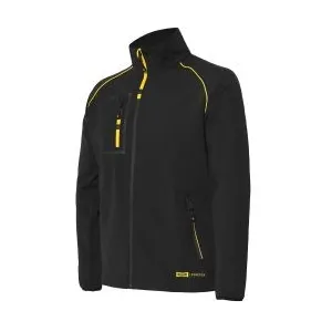 SPRINGER SOFTSHELL JACKET BLACK SIZE XXL ISSALINE
