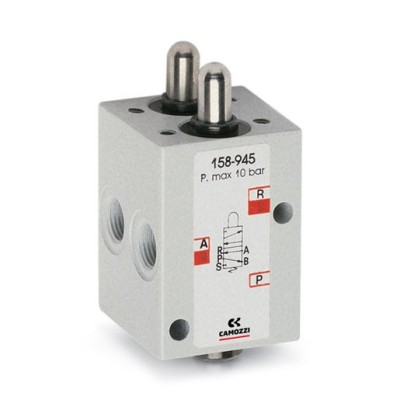 VALVOLA CAMOZZI COMANDO MANUALE SERIE 1