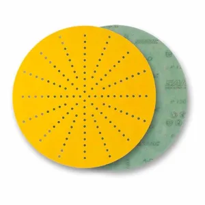 ABRASIVE DISC DIA.225 GRIT 220 HOOK-AND-LOOP MICRO-PERFORATED