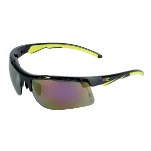 COFRA LIGHTNING SAFETY GLASSES RED MIRROR LENS