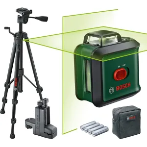 BOSCH UNIVERSALLEVEL360 LASER LEVEL+TRIPOD GREEN BEAM