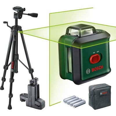 LIVELLA LASER BOSCH UNIVERSALLEVEL360+TREPPIEDE RAGGIO VERDE