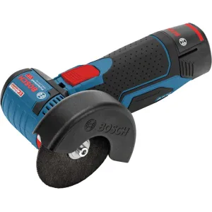 BOSCH GWS12V-76 CORDLESS ANGLE GRINDER 2 BATTERIES 3Ah