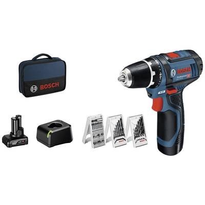 AVVITATORE BOSCH GSR 12V-15 1 BATTERIA 2,0 Ah+1 4Ah+ACCESS.