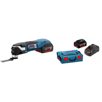 UTENSILE MULTIFUNZIONE BOSCH GOP 18 V-EC 2 BATT. 4 AH+36ACC