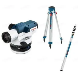 BOSCH GOL 26D OPTICAL LEVEL + GR500 STAFF+BT 160 TRIPOD