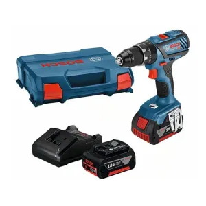 BOSCH GSB 18-V-28 CORDLESS DRILL 2 BATTERIES 3 Ah