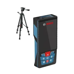 BOSCH GLM 100-25C LASER DISTANCE METER COMPLETE WITH BT150 TRIPOD