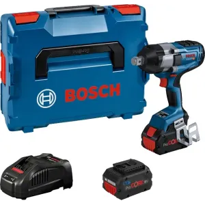 BOSCH GDS18V-1050 IMPACT WRENCH 2 BATTERIES 8 Ah