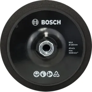 BOSCH HOOK-AND-LOOP BACKING PAD DIA.150 FLANGE M14