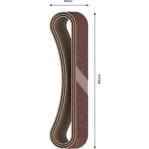 BOSCH ABRASIVE BELT BEST WOOD GRIT 60 40X305