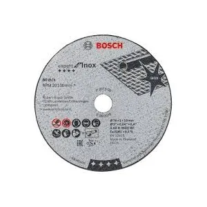 BOSCH ABRASIVE DISC DIA.76X1X10 STAINLESS STEEL (5 PCS) FOR GWS10,8-76 VEC