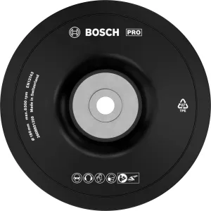 BOSCH BACKING PAD DIA.180 SCREW FITTING M14 2608601209