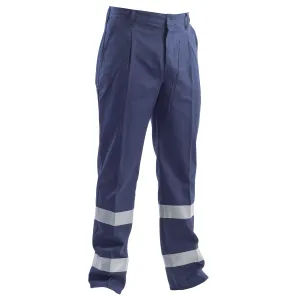 CANVAS TROUSERS BLUE+STRIPES XXL