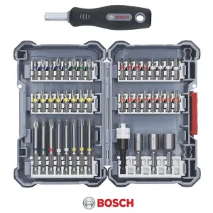 BOSCH SCREWDRIVER BIT SET 45 PCS 1/4"