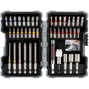 ASSORTMENT OF 43 BOSCH SCREWDRIVER BITS 2607017164