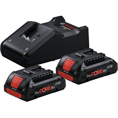 PACCO ENERGIA BOSCH 2 BATTERIE 4 AH PROCORE +CARICAB. GAL 18