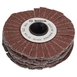 FLEXIBLE FLAP WHEEL DIA.15 GRIT 80 FOR BOSCH PRR250 ES