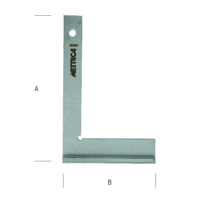 SQUADRA A CAPPELLO ACCIAIO ZINCATO METRICA