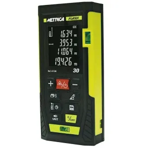 METRICA FLASH LASER DISTANCE METER 30M 4PYT