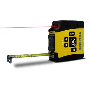 SPEKTRA DT20 DIGITAL+LASER TAPE MEASURE