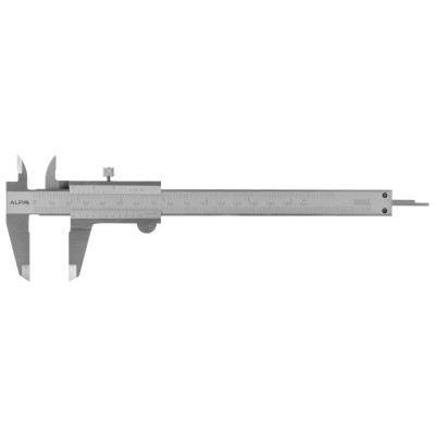 CALIBRO NONIO 1/50 CROMATO OPACO mm.300 LTF