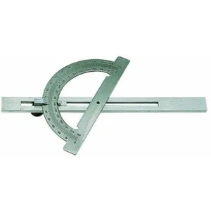 PROTRACTOR WITH SLIDING ARM 250 MM.