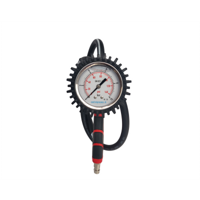 PISTOLA GONFIAGGIO MANOMETRO INOX D. 63 IN GLICERINA