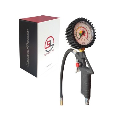 PISTOLA DI GONFIAGGIO MANOMETRO D. 63