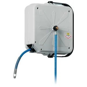 RAASM AIR/WATER HOSE REEL M 11 HOSE 8X12 ENCLOSED