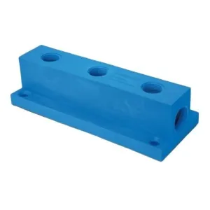 NYLON MANIFOLD 320/1A 3 PORTS 1/2