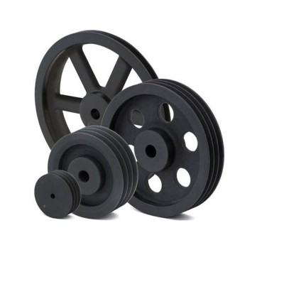 PULEGGIA IN GHISA MONOBLOCCO SEZIONE B 5 GOLE