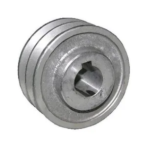 PRE-BORED ALUMINIUM PULLEY 19 DIA. 60 2 GROOVES SECTION A