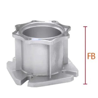 FLANGIA USCITA LUNGA PER RIDUTTORE U75