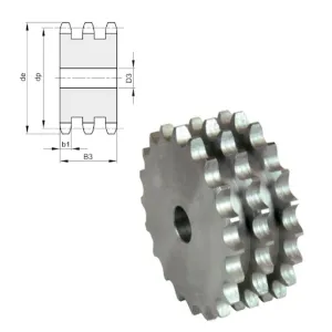 PLATE WHEEL SPROCKET 1/2" TRIPLEX