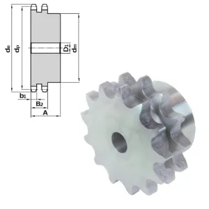 SPROCKET 1" DUPLEX